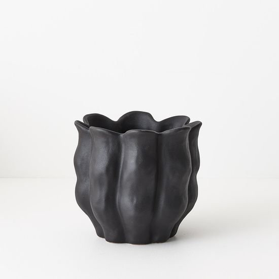 2 x Oliva Pot - Black