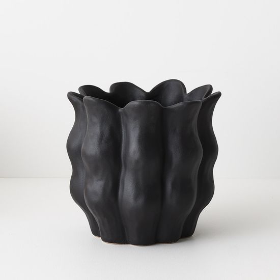 2 x Oliva Pot - Black