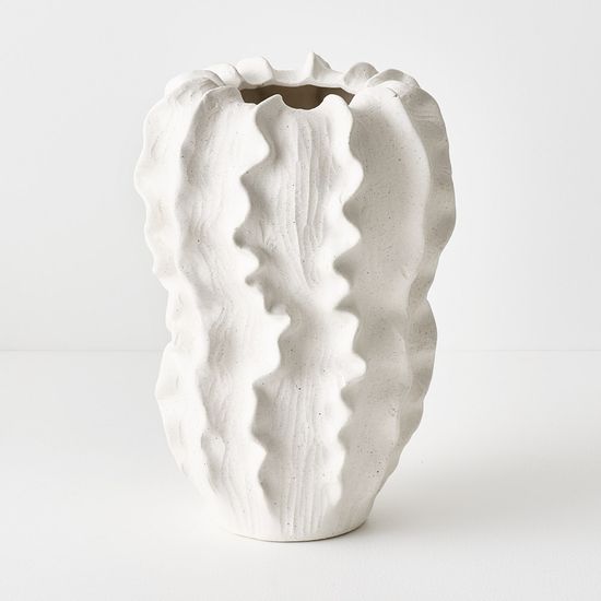 2 x Zasha Vase - White