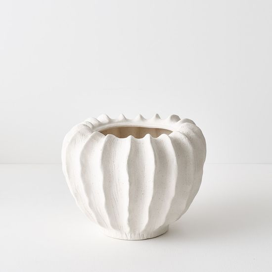 2 x Zasha Pot - White