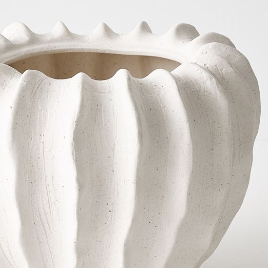 2 x Zasha Pot - White