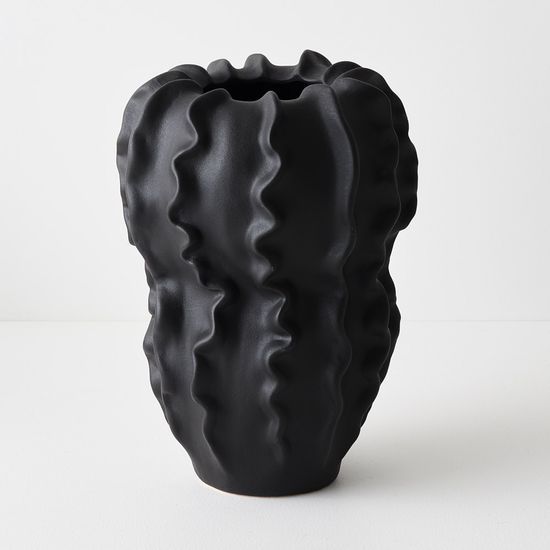 2 x Zasha Vase - Black