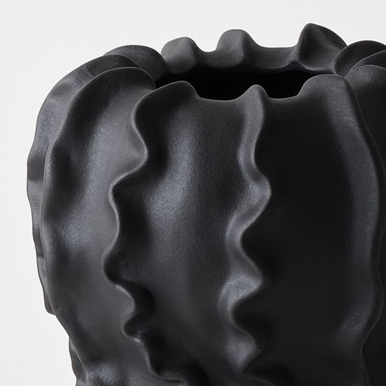 2 x Zasha Vase - Black