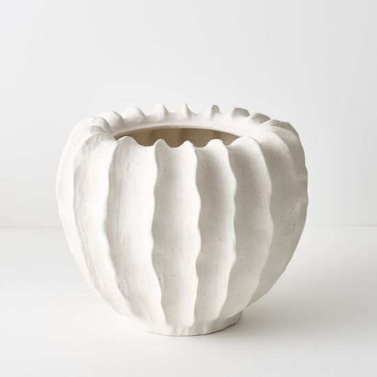 2 x Zasha Pot - White