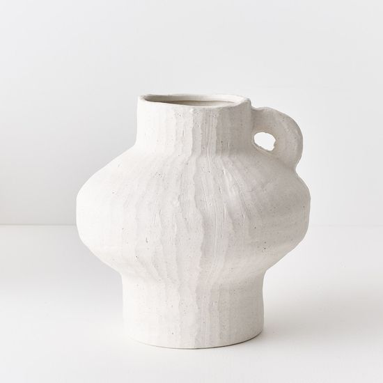 2 x Sistine Pot - White