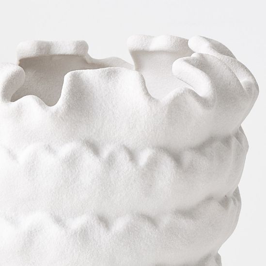 2 x Zenika Pot - White (FI10688WH)