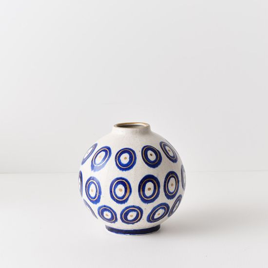 2 x Ailey Pot - Blue Gold (FI10685BLG)