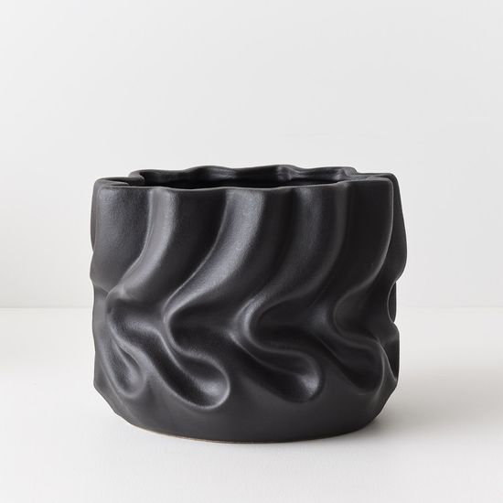 2 x Henrika Pot - Black
