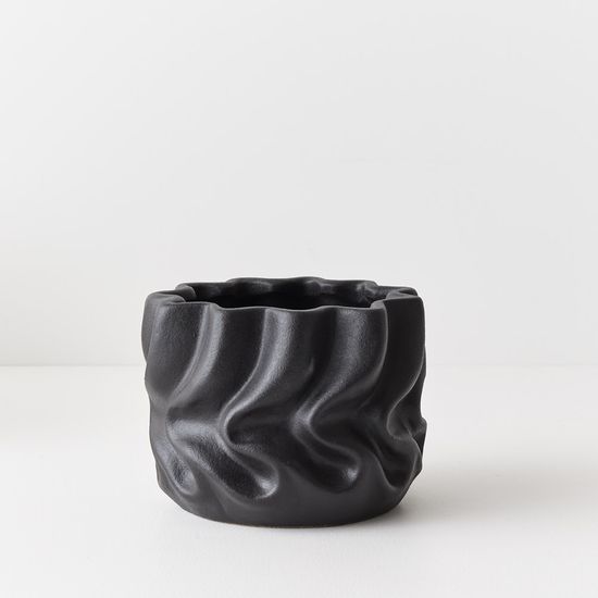 2 x Henrika Pot - Black