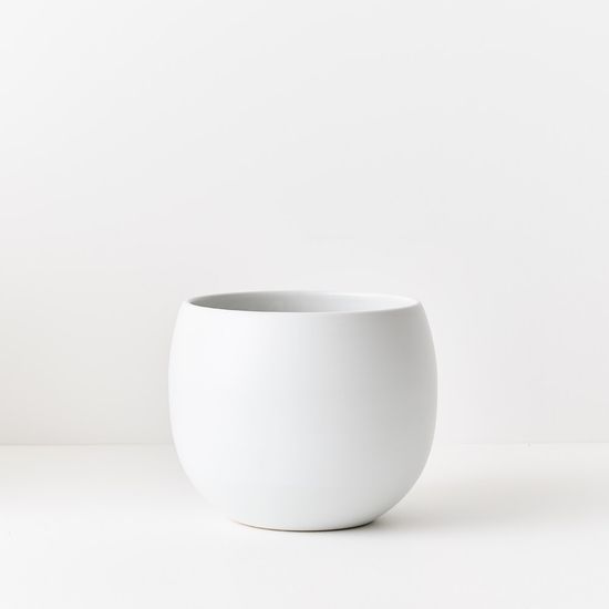 2 x Haslea Pot - White