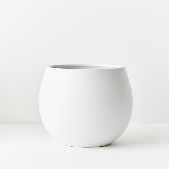 2 x Haslea Pot - White
