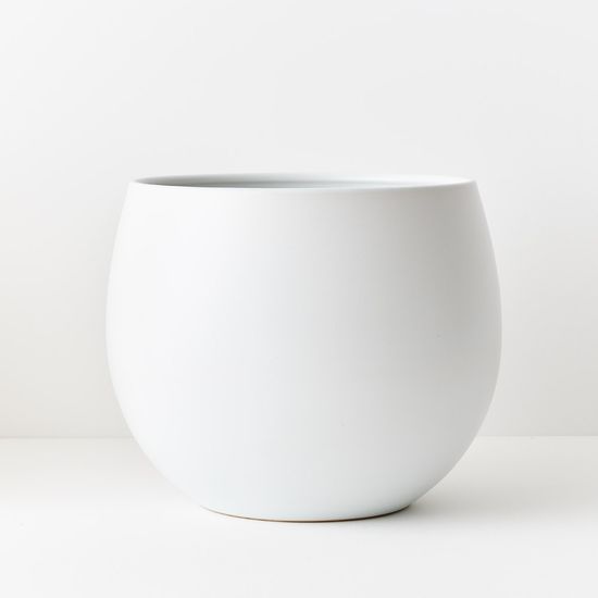 2 x Haslea Pot - White