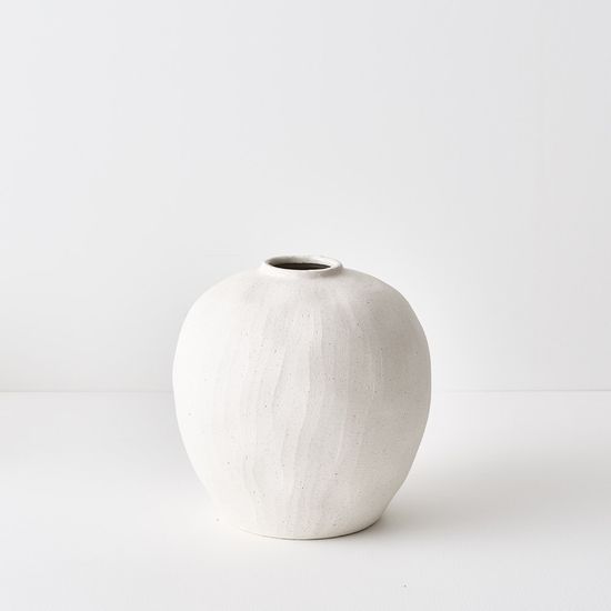 2 x Alecta Pot - White Chalk