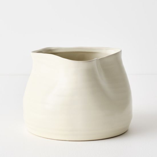 2 x Daya Pot - Cream White (FI10731WH)