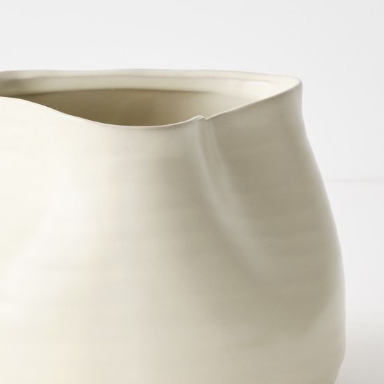 2 x Daya Pot - Cream White (FI10731WH)