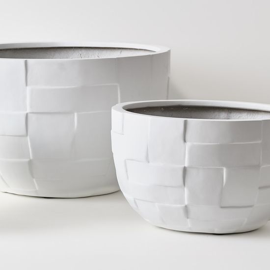 Pot Pamio (set/3) - White