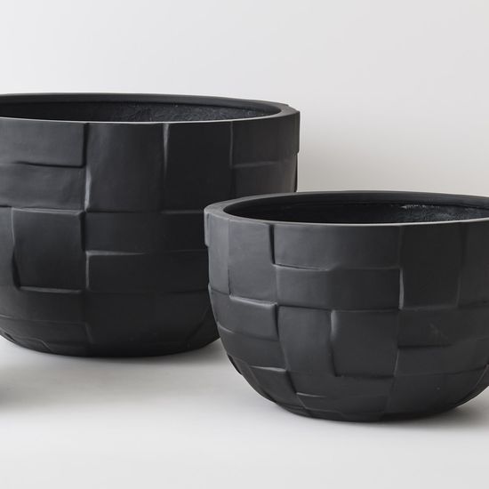 Pot Pamio (set/3) - Black