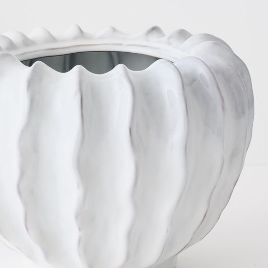 2 x Zasha Pot - Winter White