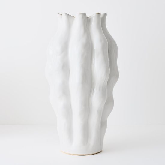 Eudora Vase - Winter White