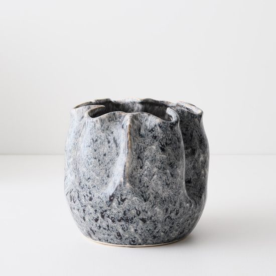 2 x Pot Olbia - Grey Wash