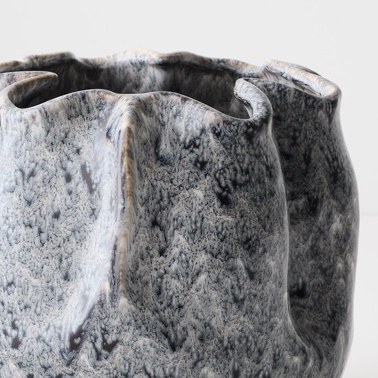 2 x Pot Olbia - Grey Wash