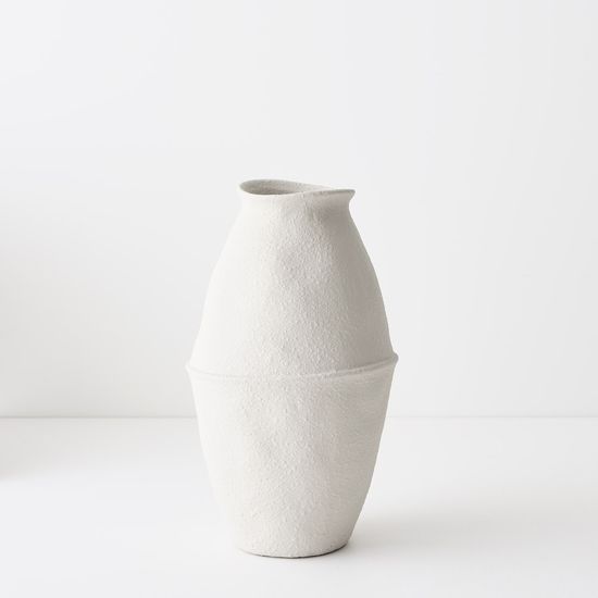 2 x Vase Diavolo - Limestone