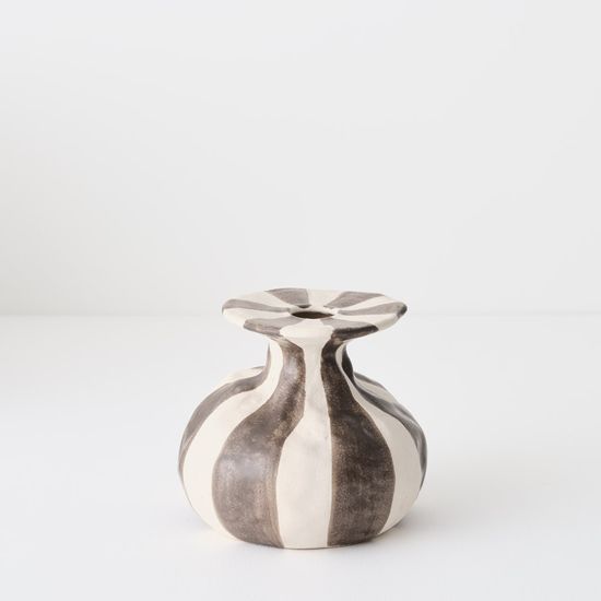 2 x Oreio Vase - Chocolate Brown