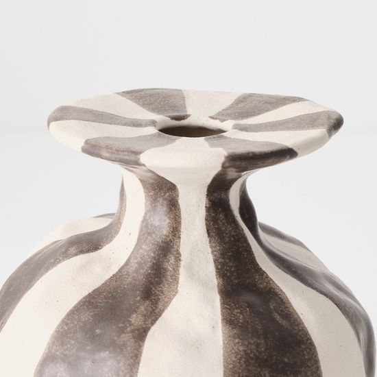 2 x Oreio Vase - Chocolate Brown