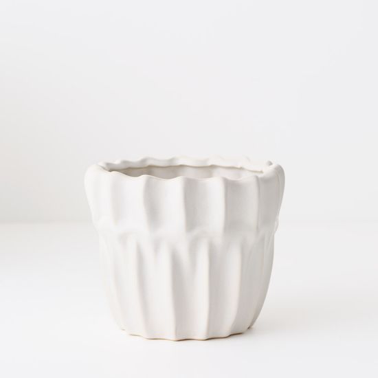2 x Haili Pot - White