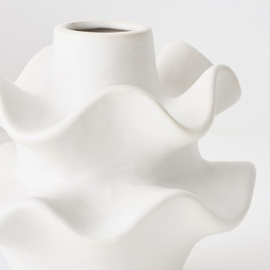 2 x Otilo Vase - White (FI11017WH)