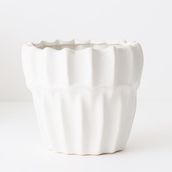 2 x Haili Pot - White