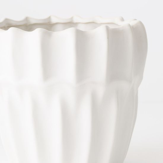 2 x Haili Pot - White
