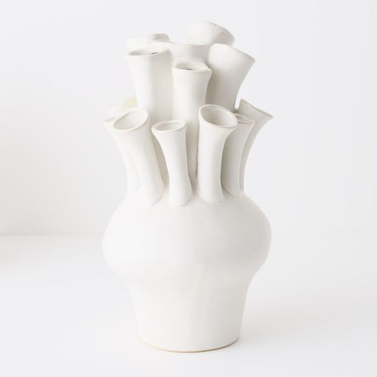 Elea Vase - White