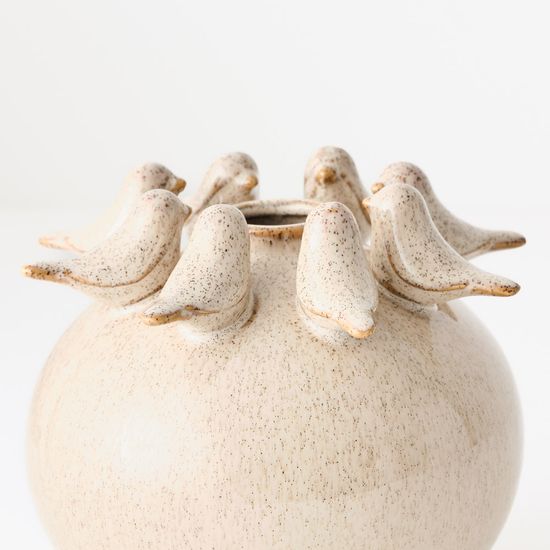 2 x Pekka Vase - Almond Crème