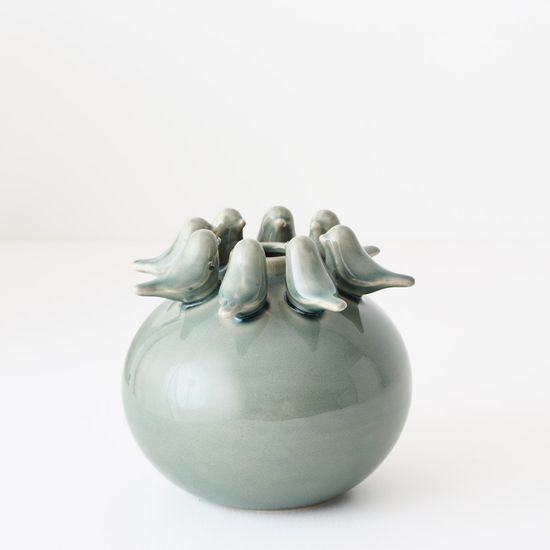 2 x Pekka Vase - Celadon