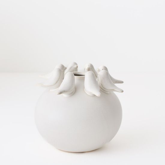 2 x Pekka Vase - White (FI11029WH)