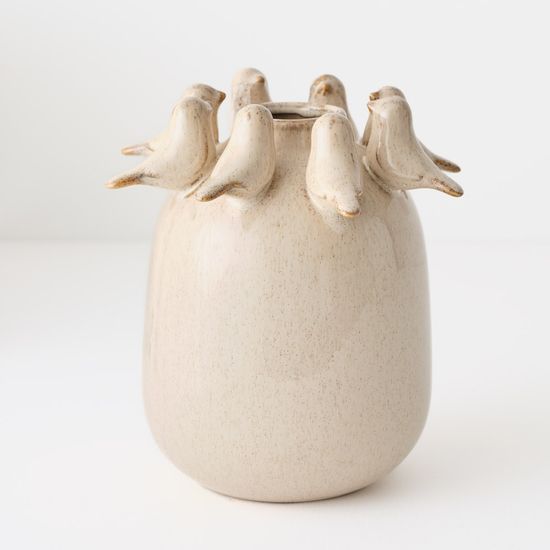 2 x Pekka Vase - Almond Crème