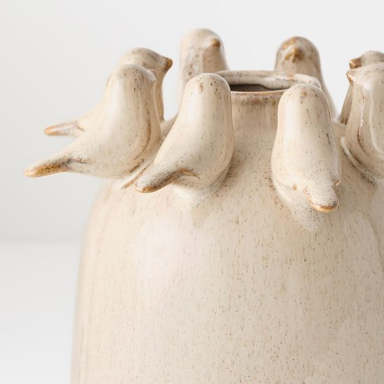 2 x Pekka Vase - Almond Crème