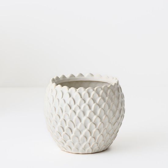 2 x Skalee Pot - White
