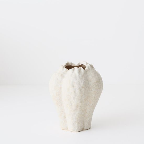 2 x Nagio Vase - Eggshell (FI11035ES)