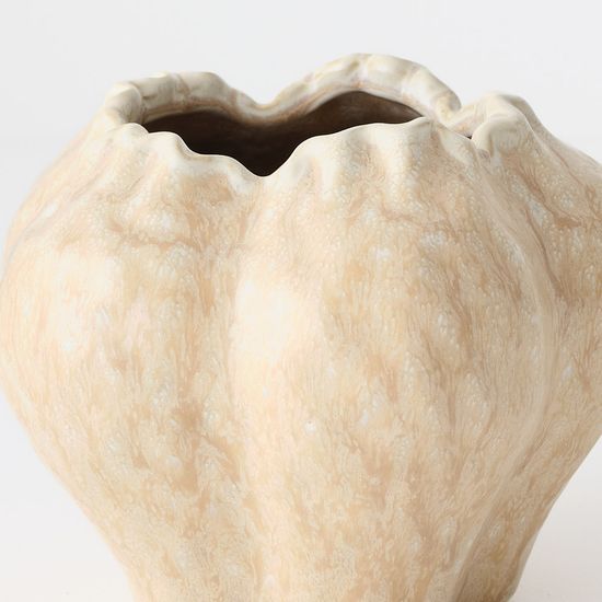 2 x Nagio Vase - Nougat Crème