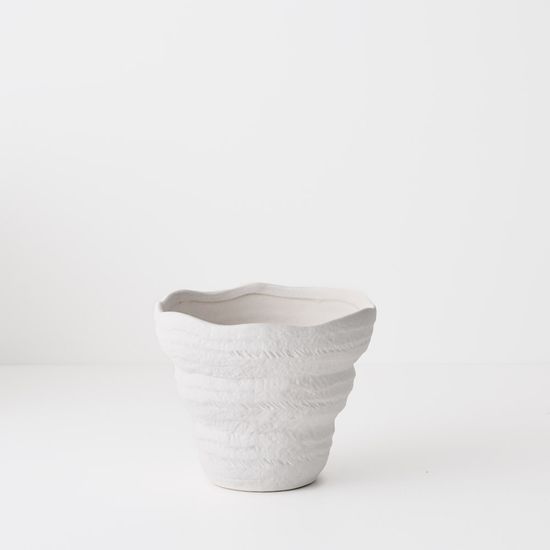 2 x Ulrika Pot - White