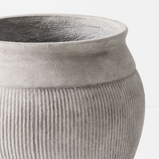 Sumati Pot - Lime Wash (FI11075LMW)