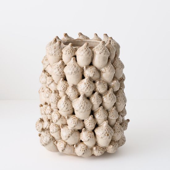 Alenca Vase - Almond Cream