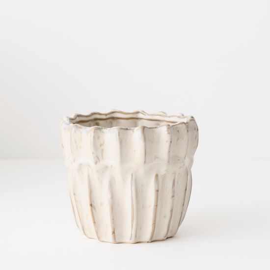 2 x Haili Pot - Ivory