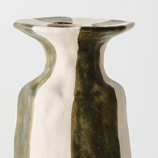 2 x Oreio Vase - Dark Olive