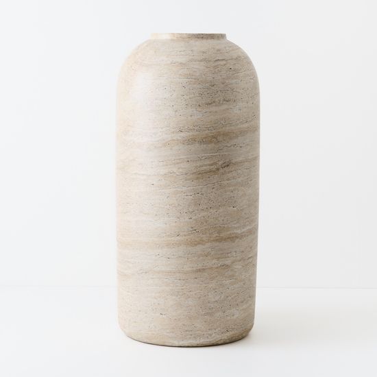 Pot Thom - Ivory Travertine