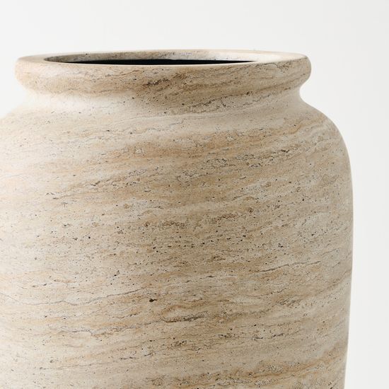 Pot Imperial - Ivory Travertine