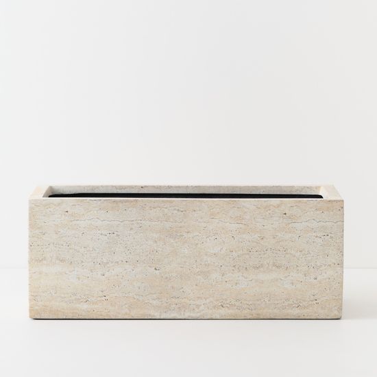 Trough Scarlo - Ivory Travertine