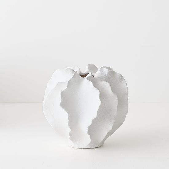 2 x Vase Salento - White
